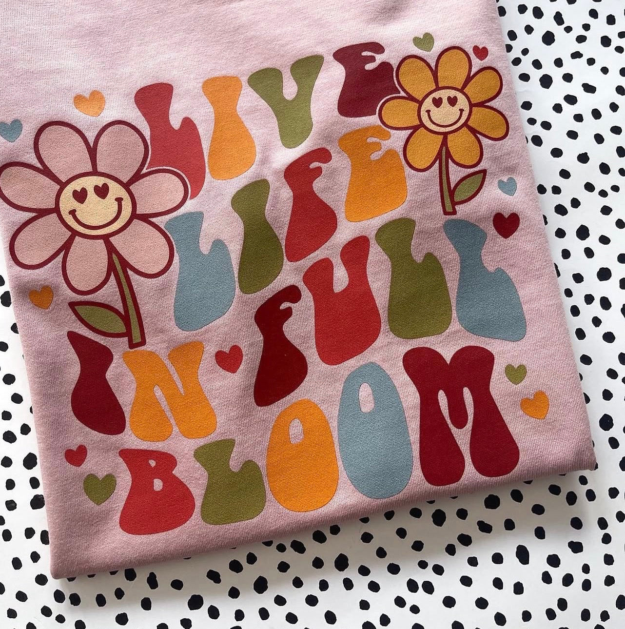 Live Life In Full Bloom Kid’s Tee