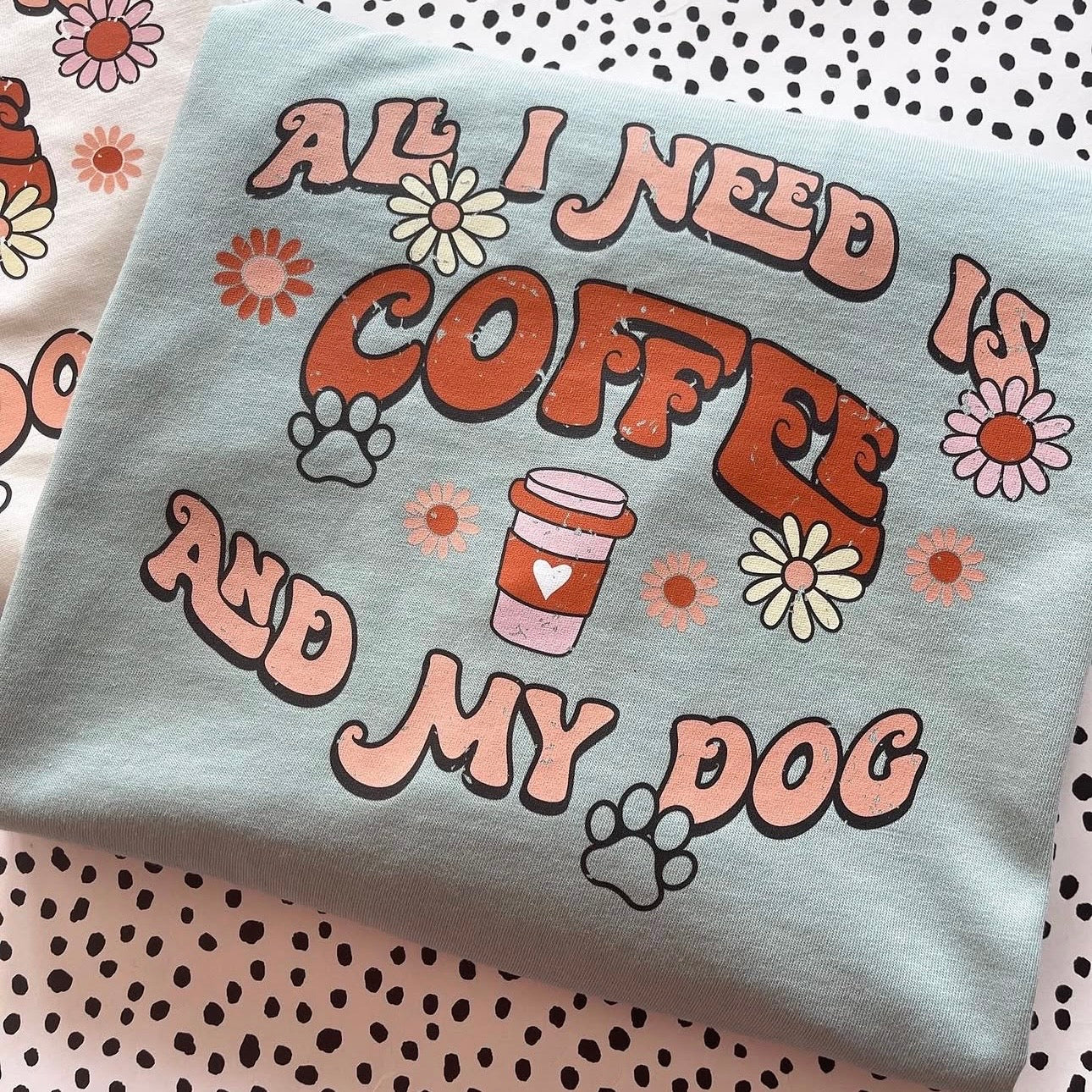 Coffee & My Dog Unisex Tee