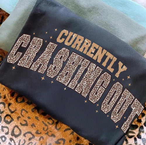 Currently Crashing Out Unisex Tee