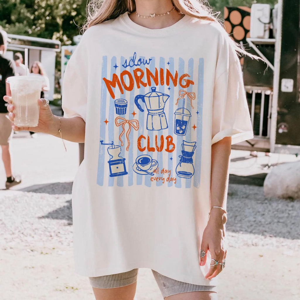 Slow Morning Club Unisex Tee