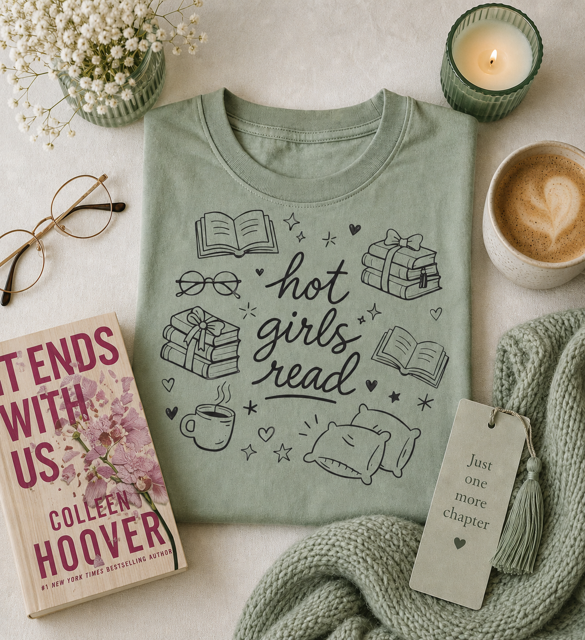 Hot Girls Read Tee