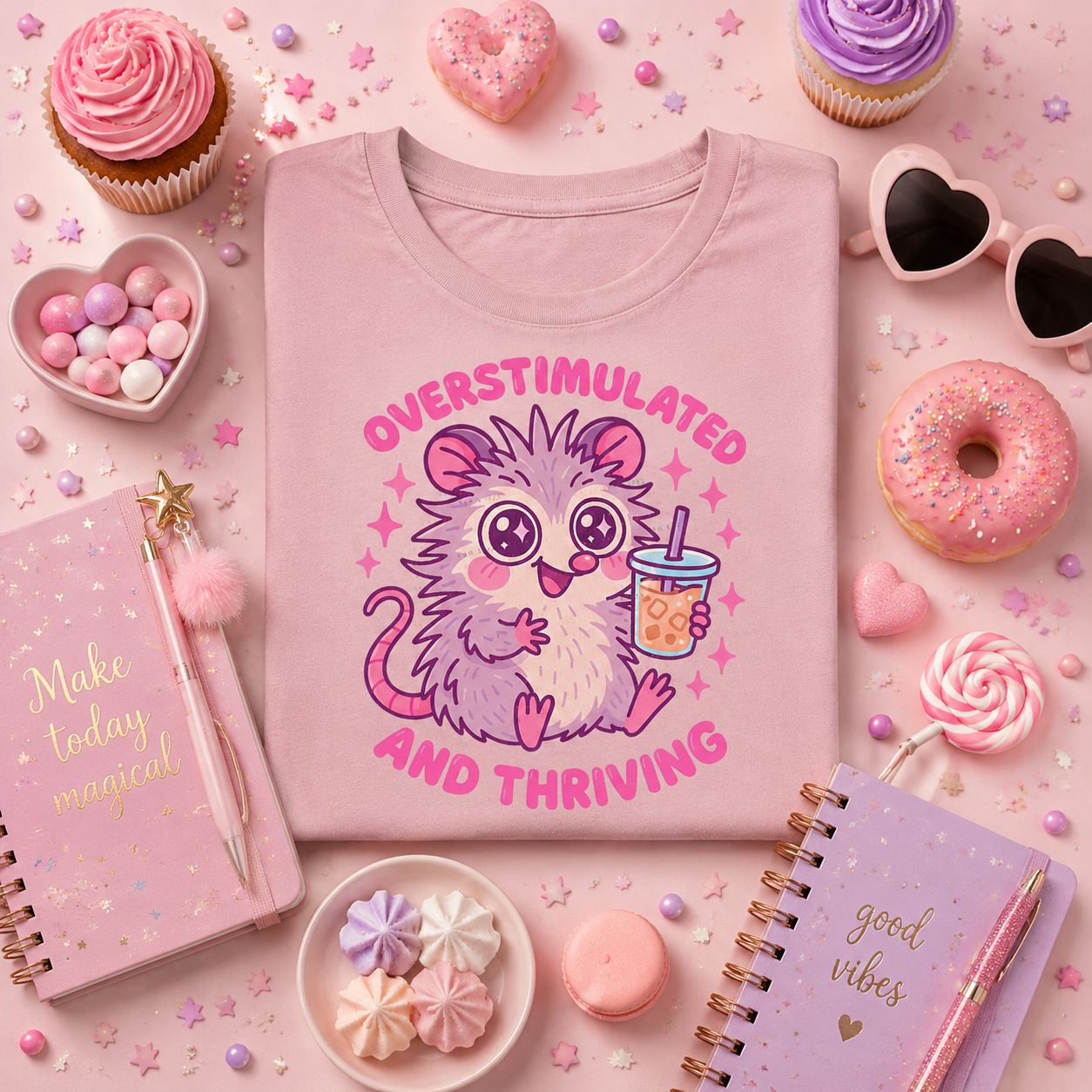 Overstimulated And Thriving Tee