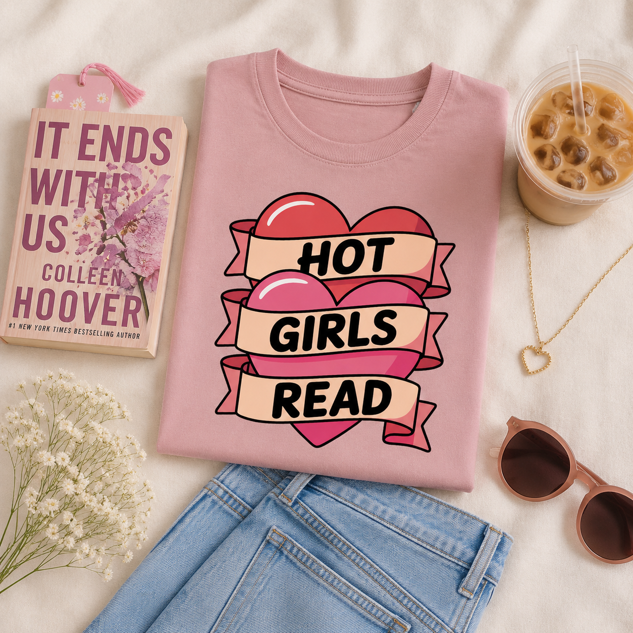 Hot Girls Read Tee